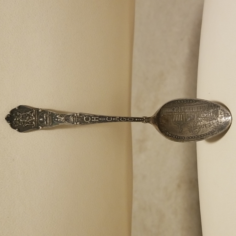 Sterling silver Chicago collectors spoon
